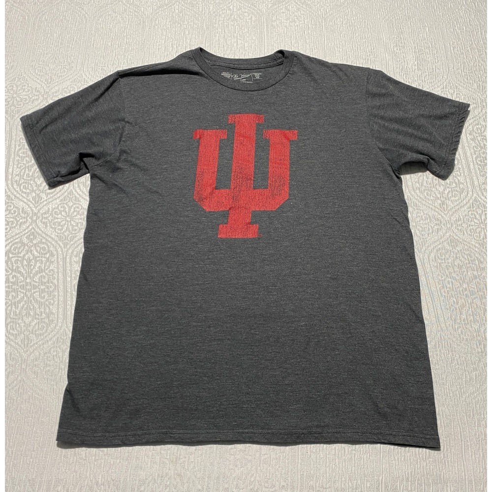 The‎ Victory Indiana University IU Hoosiers Graphic T-Shirt Gray Mens XL